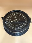 Vintage  Wwii U s Navy 24 Hour  8 Day  Chelsea Clock Co Porthole Clock  Works 