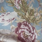 Waverly Ballad Bouquet Floral Shower Curtain Blue Pink Sage Cottagecore 70x72