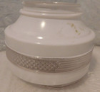 Vintage   Diamond  White  And Clear - Glass  - Ceiling Light Shade - Cover -