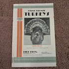 1930 Giant Bronze Turkeys Catalog   Letter Insert Bird Bros  Meyersdale Pa