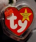 Ty Beanie Baby Holiday Teddy 1998 - New - P e  Pellets rare 