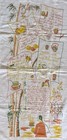 Vintage Mcm Chinese Recipes Linen Kitchen Tea Towel Extra Large
