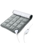 Xxxl Weighted Heating Pad For Back   Neck Pain Relief  Fast Heating  6 Settings 