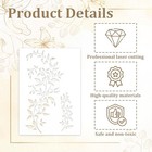 Vine Stencils For Painting  11 65x8 26in 29 6x21cm Reusable Leaf Paint 