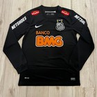 Vintage Neymar Jr  11 Retro Soccer Football Jersey Santos 2012 13 Away Black