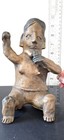 Rare - Pre Columbian Effigy Style Mini Figure W  Stand