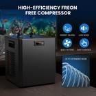1 2 Hp Aquarium Chiller  132 Gallon Ice Bath Water Chiller For Cold Plunge  45  f
