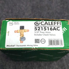 Caleffi 521516ac Mixcal Mixing Valve 3 4  Press Union Rough Brass 200 Psi Dzr
