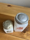 Vintage Milk Glass Dutch Boy Pepper Shaker   Small Salt Shaker With Aluminum Lid