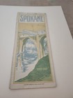 Map Of The Pacific Northwest Circa 1920 Spokane Washington Wa Rare