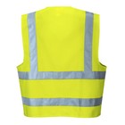 Hi-vis Two Band   Brace Safety Vest Size S m-6xl 7xl C470 Yellow  