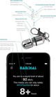 Hifi Earplugs - Invisible Hearing Protection For Concerts  Music Festivals  M   