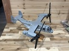 Hand Crafted Mahogany Wood V-22 Osprey 18    Desk Top Model New Damaged Read 