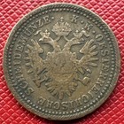 Austria  Empire 1851-a  Copper 1 Kreuzer  Franz Joseph I  Km  2185