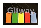 100 Of 4 3 4  X 2 3 8  Size 5 Colored Inventory Shipping Hang Tags With Wire