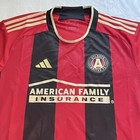 Adidas 2023-24 Atlanta United Fc 17s Kit  Home Jersey Black Victory Red Xl