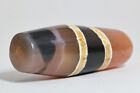 Authentic Ancient Old Tibetan Nepal Himalayan Agate Dzi Bead With 2 Stripes