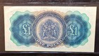 1966 Bermuda 1 Pound    scarce    -nice Grade-banknote-p 20d-queen Elizabeth Ii