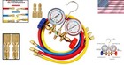 Ac Manifold Gauge Set 3-way Refrigerant R22 R134a R404a Automotive Hvac