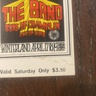 The Band Sons Of Champlin Ace Of Cups Winterland Fillmore Bg 169 Ticket 1969