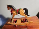 Antique Wooden Horse Pull Toy