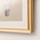 11 x14  Hot Air Balloon Sketch Framed Wall Art  set Of 3  -
