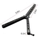 Butterfly Knife  2 Pack Practice Knives Trainer Martial Arts Practice Swords Ste