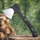 Dispatch 11  Heavy Black Powder Coated Tactical Axe Camping Hatchet   Sheath