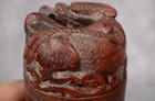 Antique Chinese Soapstone Dragon Wax Seal Huge   Tang Dynasty Signed
