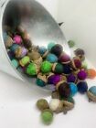 24  Small Needle Felted Wool Acorn Folk Art Fall Thanksgiving