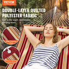 Vevor Double Quilted Fabric Hammock With Hardwood Spreader Bar Detachable Pillow