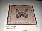 New Very Rare Just Nan Ornamental Treasures V   rose Wings  Butterfly Mini Chart