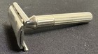 Vintage Gillette  fat Handle Tech  Double Edge Safety Razor In Original Box
