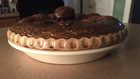Vintage Precious Pecan Pie Ceramic Type Dish W lid   Recipe