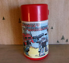 Vintage Aladdin 1984 Hasbro Transformers Thermos With Cap   Cup   As Is