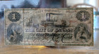 Obsolete 1872 Over 0 City Of Kansas Missouri Bank Note One Dollar Warrant Rare