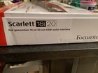 Focusrite Scarlett 18i20 2nd Gen Usb Audio Interface Unused Open Box