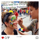 6 Color Face Paint Wheel For Soccer Game     Waterproof Body 6 Colors