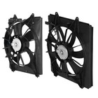 Ac Radiator Condenser Cooling Fan For 2011-2016 Honda Odyssey Se Ex Lx Set Of 2
