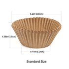 Non-stick 200pcs Standard Cupcake Liners For Baking  Natural  Food-grade Cupcake