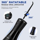 Cordless Water Flosser 350ml Oral Irrigator 7 Jets For Teeth Cleaning Dental Aid