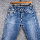 Vintage Levis 501xx Jeans Mens 33x34  30x30 5  90s Made In Usa Button Fly Faded