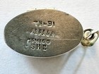 Unique Vintage Mexican Alpaca Silver   Chrysocolla Pill snuff Box Pendant