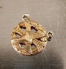 Vintage 14k Gold Goodyear Service Pendant Charm 2g Grams 1940 s Winged Mercury