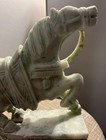 Chinese Vintage Handmade Jade Carved Horse  Exquisite Carving Craftsmanship