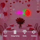 Valentines Day Neon Sign Dimmable Rose Love Neon Lights Red Rose Loverose