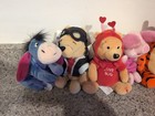 Vtg Lot 7 Disney Store Winnie The Pooh   Friends 8  Mini Bean Bag Plush Toys Nwt