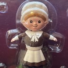 Solar Dancing Pilgrim Figurines 2-pack Multicolor Plastic Thanksgiving Decor