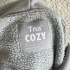 Tna Aritiza Women s Cozy Fleece Long Sleeve Hoodie Sweatshirt Gray Blue Size 1