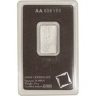 10 Gram Platinum Bar - Valcambi Suisse - 999 5 Fine In Sealed Assay